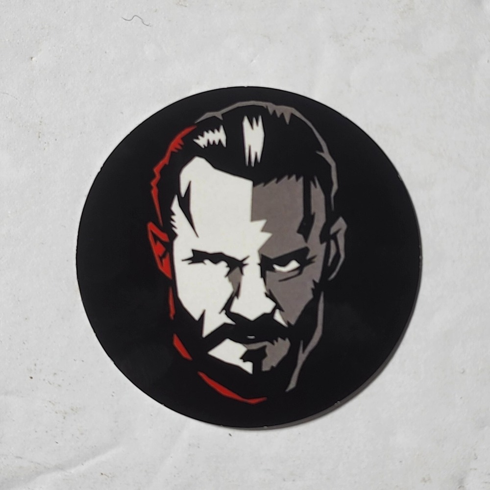 Pro Wrestling Crate CM Punk AEW WWE Sticker Round 2" New